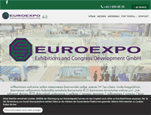 Tablet Screenshot of euroexpo-vienna.com